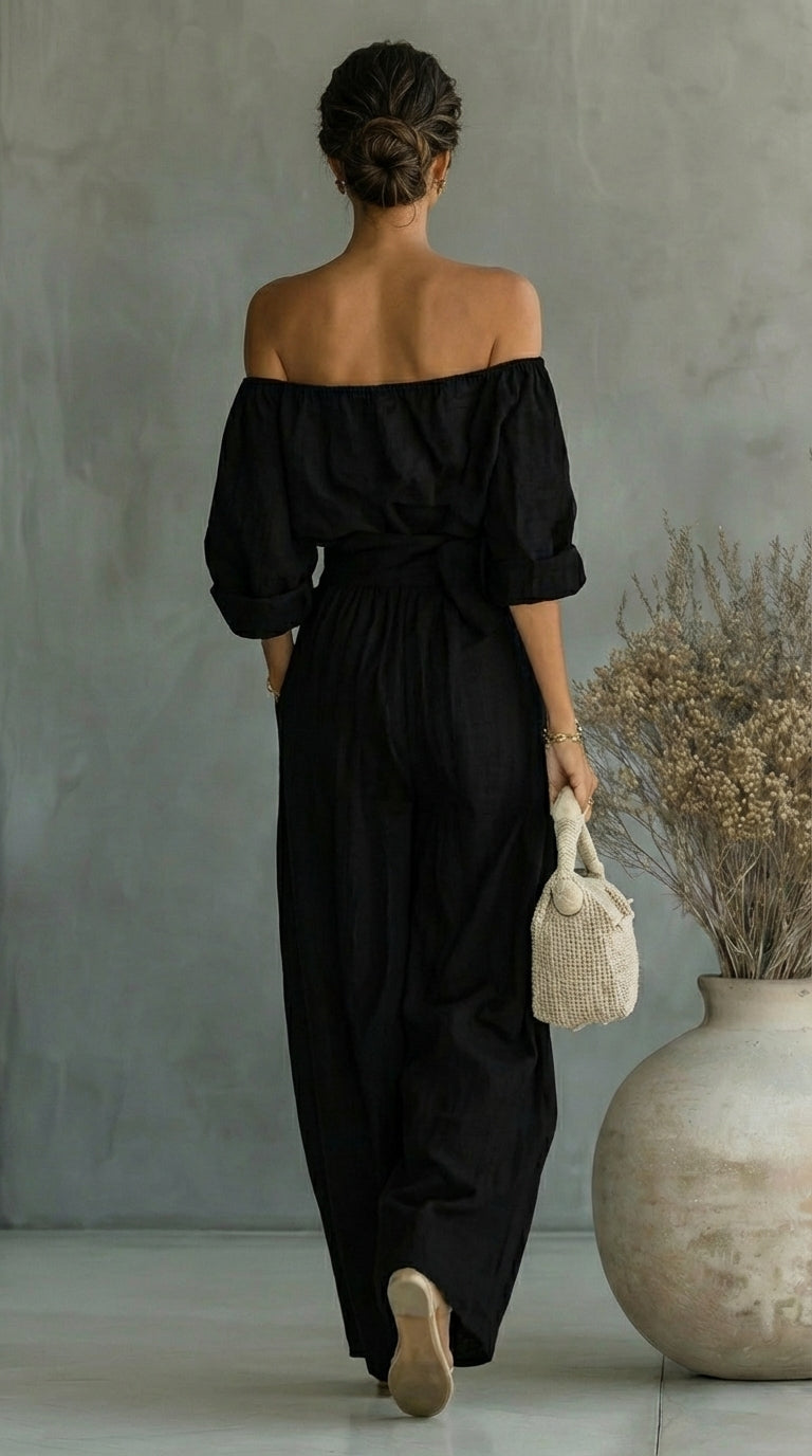Liliána™ – Conjunto exclusivo con efecto lino para un verano elegante • S1