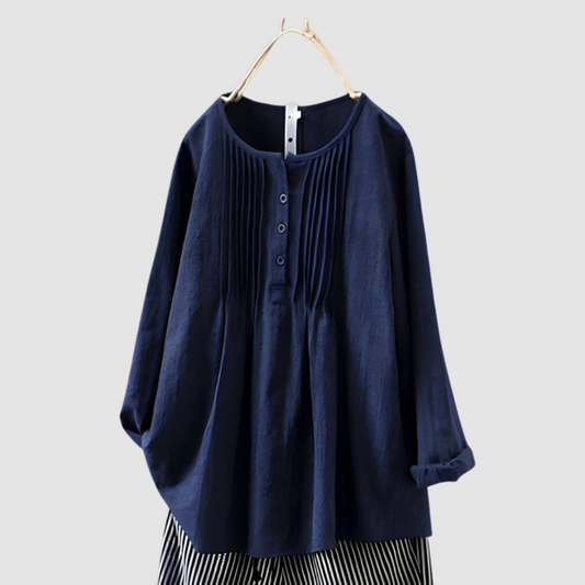 Brenna™ Blusa Elegante Casual