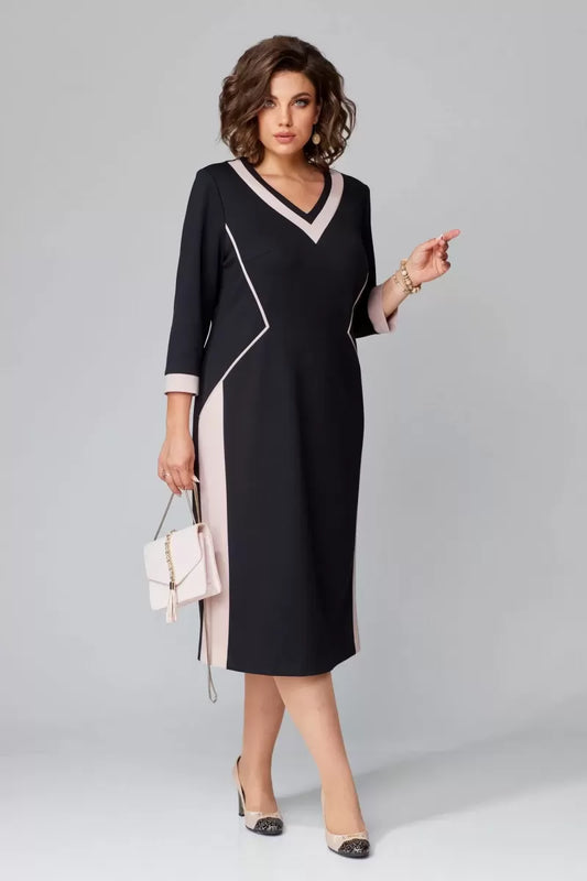 Alexa™ Vestido Elegante de Cuello en V