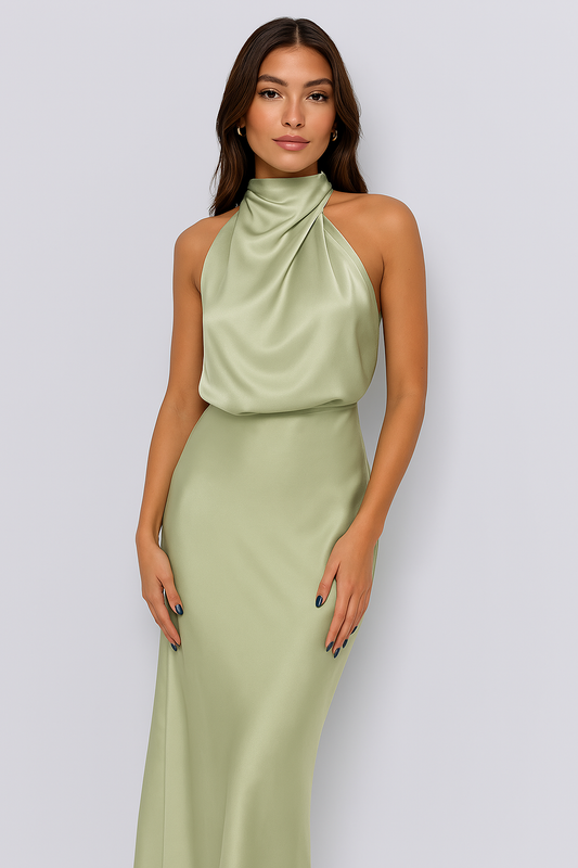 Claire | Vestido satinado