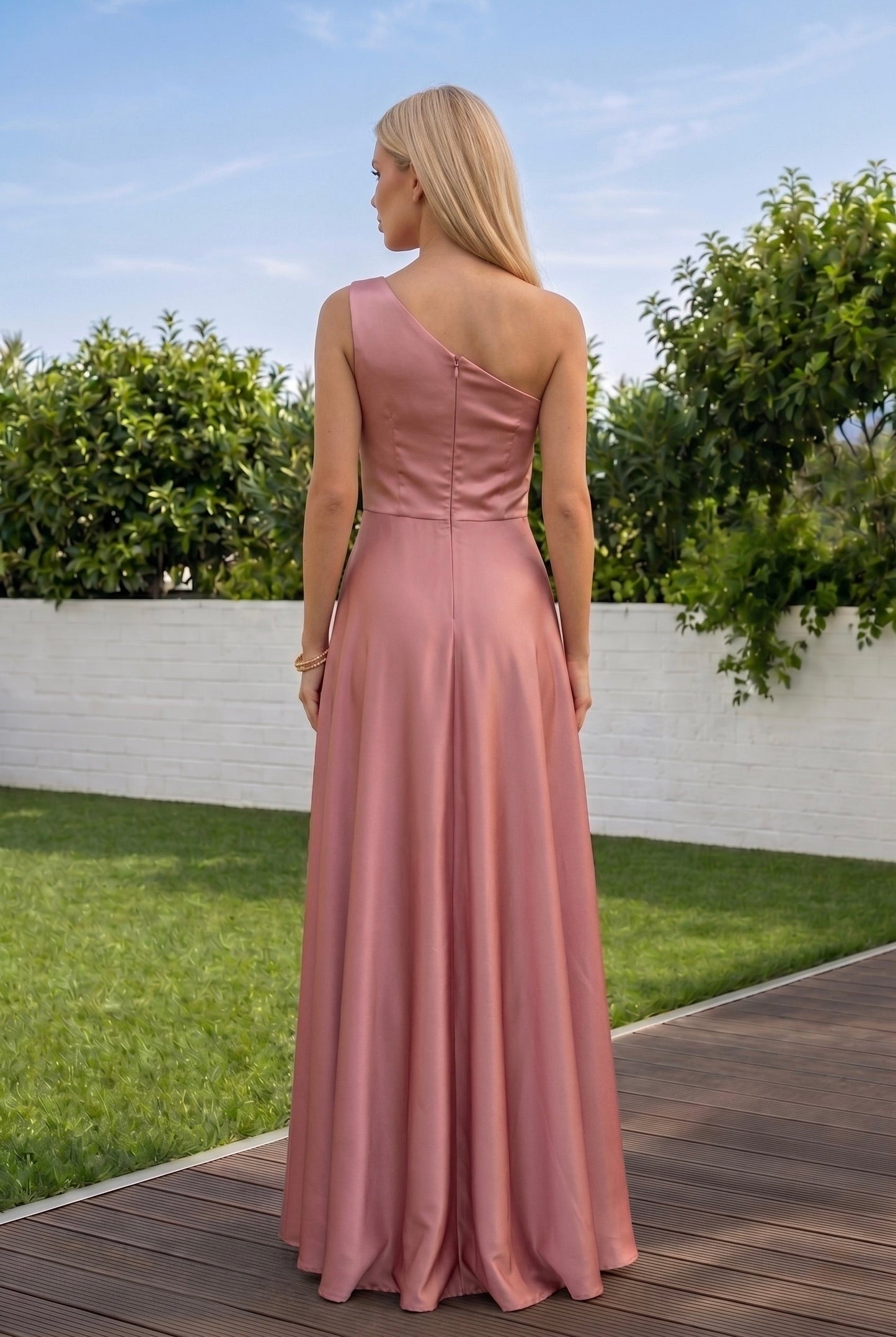 Vestido de Gala de Un Hombro