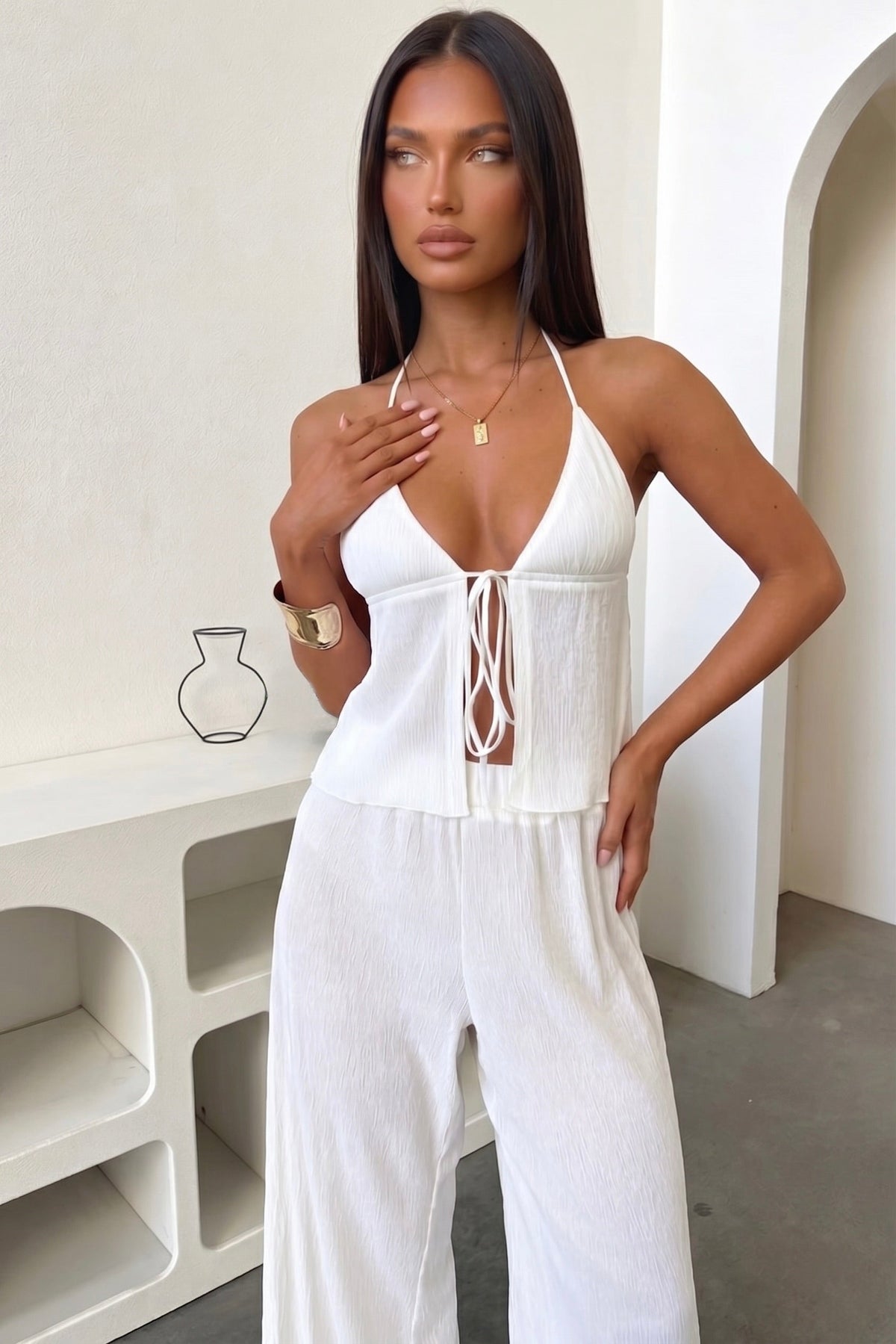 Top Carolina Prisha - Color crema