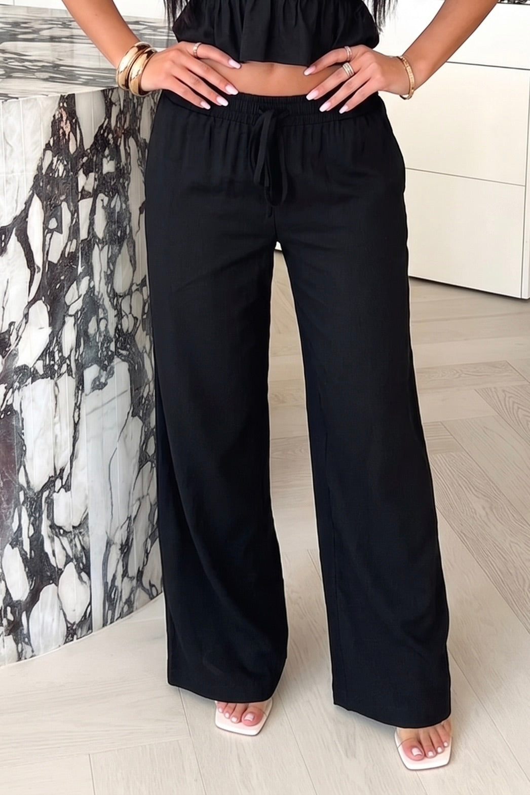 Pantalones Holland - Negros