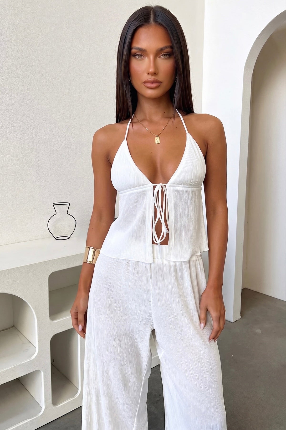 Top Carolina Prisha - Color crema