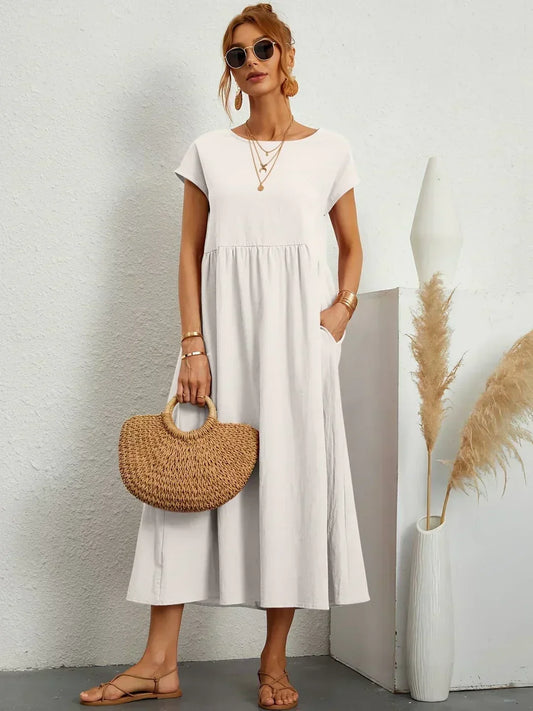 Gabrielle | Vestido midi fluido de elegancia atemporal