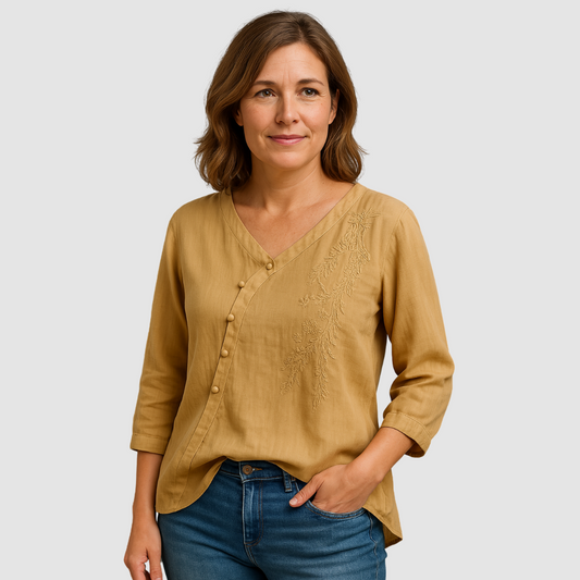 Loraine™ Blusa Elegante Transpirable