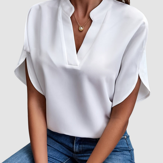 Elain™ Blusa Drapeada