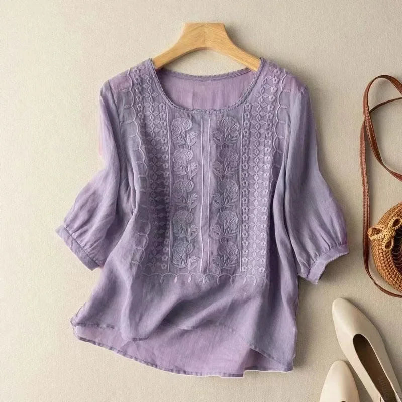 Patricia™ Blusa Suave Elegante