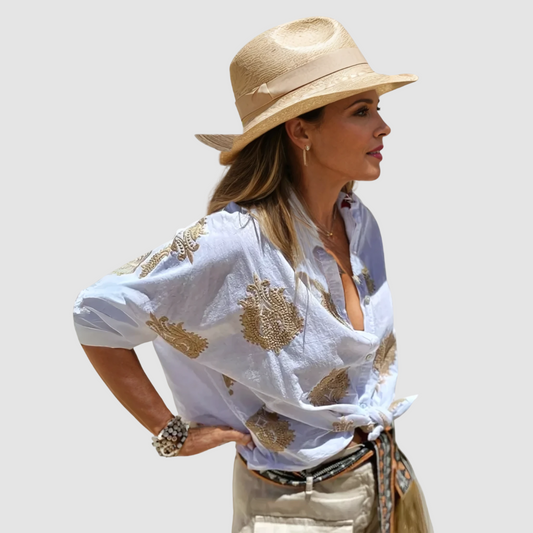 Gaby™ Blusa Elegante Transpirable