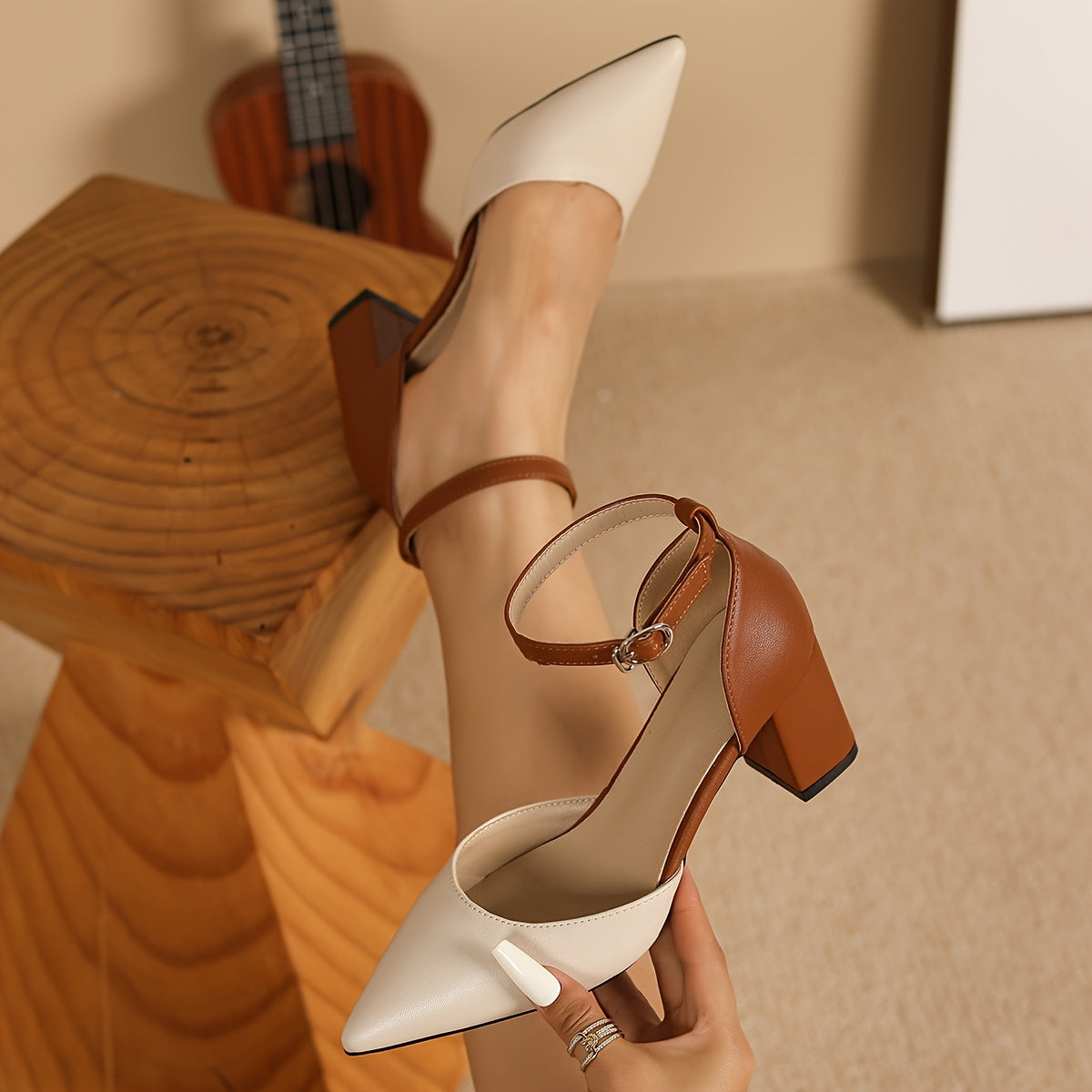 Marielle™ | Tacones Bicolor