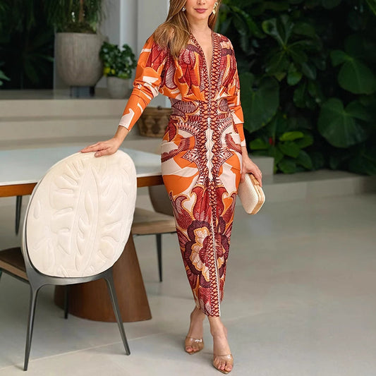 Blysse™ Vestido Elegante de Cuello en V